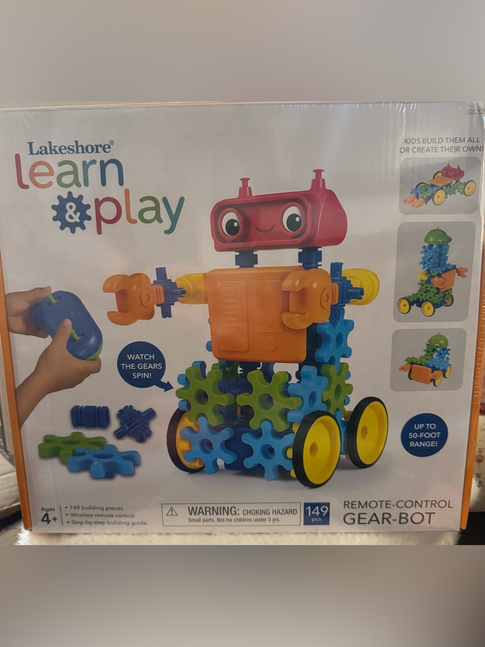 Lakeshore Remote-Control Gear-Bot Toy